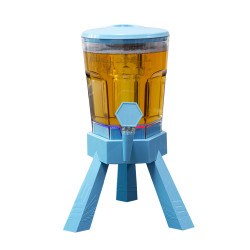Wholesale Beer Cans Plastic 3l Super Large Capacity Beer Large Cans Net Red Triangle Wine Dispenser Beer Cans