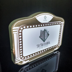 customizable LED Messages Board VIP bottle presenter service Customized Night Club Bar Lounge Logo