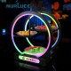 Customized Nightclub Bar LED Promotional Supplies LED Bar Fruit Tray Bar KTV Nightclub New Customized Moon Style Acrylic Luminous Fruit Snacks Food Serving Tray LED Service Tray