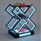 Customized Nightclub Bar LED Promotional Supplies LED Bar Fruit Tray Bar KTV luminous three-dimensional X type three-layer snack fruit snack platter
