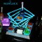 Customized stainless steel bar glowing fruit tray rackKTV creative fruit platter LED shaped foreign wine champagne seat wine set