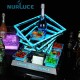 Customized Nightclub Bar LED Promotional Supplies LED Bar Fruit Tray Customized stainless steel bar glowing fruit tray rackKTV creative fruit platter LED shaped foreign wine champagne seat wine set
