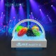 Customized Nightclub Bar LED Promotional Supplies LED Bar Fruit Tray Luxury mixed dry fruit platter tray metal fruit serving plate