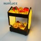 Customized Nightclub Bar LED Promotional Supplies LED Bar Fruit Tray New Product Light up two - and three-layer style snack fruit tray stands fruits dishes for party bar nightclub