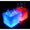 Custom Wholesale Acrylic Beer Wine Drinks Ice Box Acrylic Ice Buckets with led