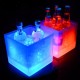 Customized Nightclub Bar LED Promotional Supplies LED Ice Bucket Custom Wholesale Acrylic Beer Wine Drinks Ice Box Acrylic Ice Buckets with led