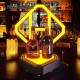 Customized Nightclub Bar LED Promotional Supplies LED Bottle Glorifier Chiwas LED Sparkling metal liquor display stand Bottle Glorifier LED display racks Service Presenter