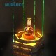 Customized Nightclub Bar LED Promotional Supplies LED Bottle Glorifier Green laser Decorative Wine Rack led bottle service presenter LED Liquor Bottle display stand Holder Glorifier