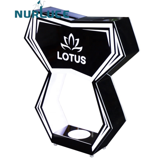 Customized Nightclub Bar LED Promotional Supplies LED Bottle Glorifier Hot Sale Bar nightclubs supplies Custom Champagne Whisky Bottle Glorifiers Led Light Base Presenter wine bottle Display Holder