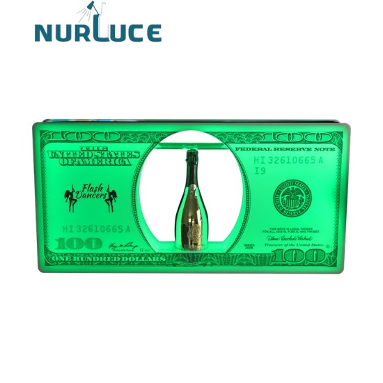 Customized Nightclub Bar LED Promotional Supplies LED Bottle Glorifier LED Champagne and Wine Display Bottle Presenter Champagne bottle service delivery Presenter for Night Club