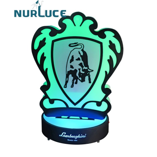 Customized Nightclub Bar LED Promotional Supplies LED Bottle Glorifier New Acrylic Wine Holder LED Display racks Bottle Presenter Dec Glorifier for bar night club party