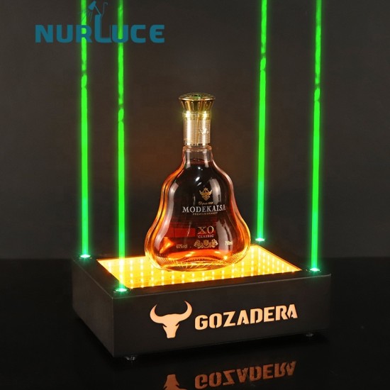 Customized Nightclub Bar LED Promotional Supplies LED Bottle Glorifier New LED Abyss custom wine stand rack liquor creative bottle glorifier display holder bar nightclub KTV