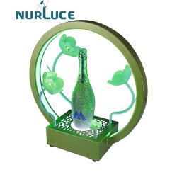 Perrier-Jouët Bar nightclubs wedding Custom serving Tray LED Light Base Stand Rack Champagne whisky wine bottle Display Holder deco Glorifiers