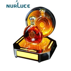 Stainless Steel Bar KTV party lounge nightclubs LED light base Champagne wine bottle display rack holder Glowing carrier