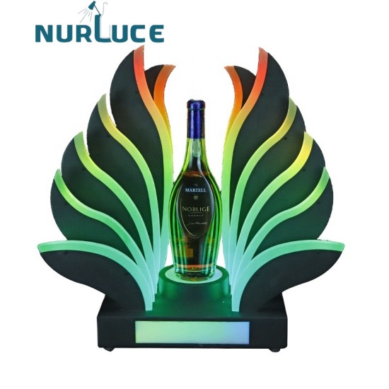Customized Nightclub Bar LED Promotional Supplies LED Bottle Glorifier creative Luminous Champagne wine lights seat Holder LED Wine bottles Display rack for Bar KTV party lounge nightclub