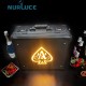 Customized Nightclub Bar LED Promotional Supplies LED Briefcase High Quality Rechargeable LED lighting plastic combination lock collection suitcase Vip Bottle box champagne wine carry case