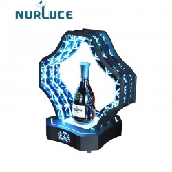 high-quality LED Rechargeable custom wine stand rack liquor creative bottle glorifier display holder bar nightclub supplies