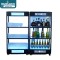 Luxury luminous foreign wine display rack LED whiskey champagne bottles display cabinet wine wall holder wedding stand