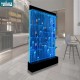Customized Nightclub Bar LED Promotional Supplies LED Bottle Cabinet Room Divider Partition acrylic wall shelf wine cabinet for living room