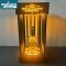 OEM acrylic LED bird cage champagne customized logo VIP bottle presenter glorifier display for Night Club Lounge