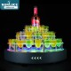 Customized Nightclub Bar LED Promotional Supplies LED Shot Tray bar nightclubs supplies service tray LED glowing charging bullet cup rack cocktail Shot Glass cup holder 45 holes cup rack