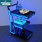 Bar light trolley KTV night party wine delivery truck moving three layers birthday cake LED trolley