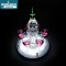 Glow shot glass holder illuminated servng clear acrylic wholesale custom printed drink trays
