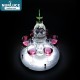 Customized Nightclub Bar LED Promotional Supplies LED Shot Tray Glow shot glass holder illuminated servng clear acrylic wholesale custom printed drink trays