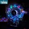 LED Ferris Wheel Wine Glass Holder Stand 12 Cup Glow Charging Bullet Cup Rack Liquor Bottle Display Illuminated Shelf Acrylic