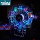 Customized Nightclub Bar LED Promotional Supplies LED Shot Tray LED Ferris Wheel Wine Glass Holder Stand 12 Cup Glow Charging Bullet Cup Rack Liquor Bottle Display Illuminated Shelf Acrylic