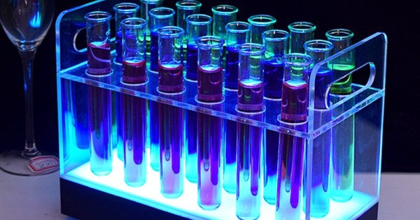 Nurluce LED Shot Tray LED Illuminated Acrylic Test Tube Holder Shot ...