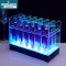 LED Illuminated Acrylic Test Tube Holder Shot Mixed-Drinks Cocktails Tray for Party