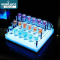 Led  Shot Tray Acrylic rotate Shot Glass Serving Tray Glass Holder