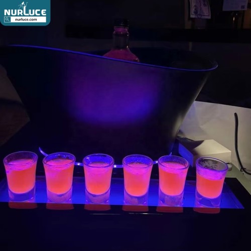 Vip Shot Display Led Nurluce LED Shot TrayCustomized Nightclub LED Promotional Supplies