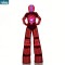 Halloween LED Dancer Costume - Adult Ballroom Stilt Walker Robot Outfit with LED Lights for Festival Performances, Nightclubs