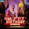 Custom LED Luminous Metal Sign - English Letter Light 'Happy Birthday' Desktop Display for Parties, Weddings & Nightclubs