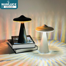 Howlighting UFO Mushroom Desk Lamp Camping Atmosphere Light Night Light Bar Restaurant Dimmer Rechargeable LED Table Lamp