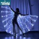 Customized Nightclub Bar LED Promotional Supplies LED Wings LED Dance Fairy Wings Butterfly Cape Children's Performance Clothes Stage Fastflash Light Performance Belly Dancing LED Supplies
