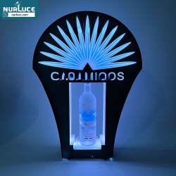 Rechargeable LED acrylic bottle Presenter VIP display Champagne for nightclub lounge