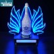 Customized Nightclub Bar LED Promotional Supplies LED Bottle Presenter Rechargeable Wings Vip Bottle Glorifier Nightclub Champagne Bottle Service Presenter Free Logo Led Bottle Presenter