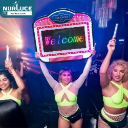Nightclub custom Happy Birthday LED scrolling Message Display Board Sign VIP Bottle Service Presenter