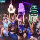 Nurluce LED Bottle Presenter 4 TIERS CUSTOM LIGHT UP LED CAKE HAPPY BIRTHDAY PARTY VIP BOTTLE SERVICE CHAMPAGNE GLORIFIER PRESENTER for nightclubs bars