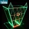 High Quality Custom Design Night Bar Acrylic Led Booth, Different Sizes Night Club Dj Booth Suitable For Bars