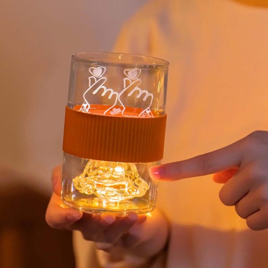 Customized Nightclub Bar LED Promotional Supplies Bar Table Lamps Custom 3D Acrylic LED Night Light 7-Color Touch Table Lamp Optical Illusion Decorative Light for Home & Office for Christmas