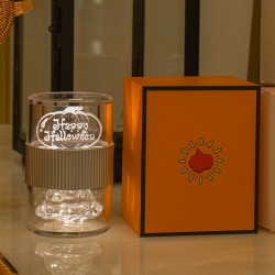 New Year Flip Color Changing 3D LED Acrylic Night Light USB Rechargeable Lamp with Personalized Patterns, Perfect for Gifts