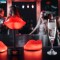Custom Modern Style Red Lips Acrylic LED Night Light New Luxury Desktop Lamp with Touch Control Charging Feature Home Decoration