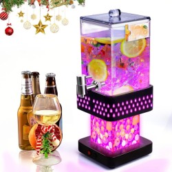 Drink Tower Dispoenser fpr Parties 3L/100oz  Margarita Beer Tower Beverage Juice Drink Dispenser For Party Restaurant